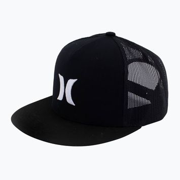 Șapcă pentru bărbați Hurley Icon Solid Flat Trucker black