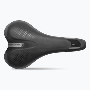 Șa de bicicletă pentru bărbați  Sportourer FLX Man Gel black