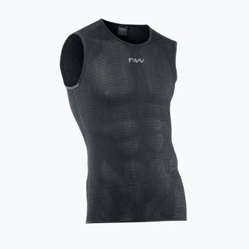 Tricou de ciclism Northwave Light fără mâneci pentru bărbați negru