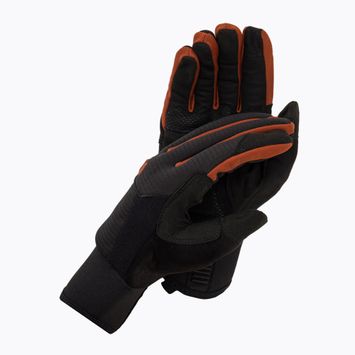 Mănuși de ciclism pentru bărbați Northwave Fast Gel negru / scorțișoară