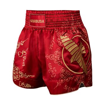 Hayabusa Falcon Falcon Muay Thai pantaloni scurți de antrenament roșu MTS01