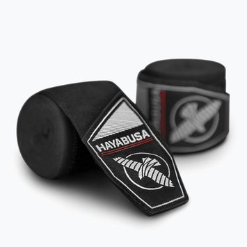 Bandaje de box Hayabusa Perfect Stretch Youth Hand Wraps 450 cm black