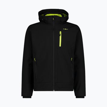 Geacă softshell pentru bărbați CMP 3A01787N nero / acido