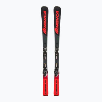 Schiuri de coborâre pentru copii Nordica Doberman Combi Pro S + J7.0 FDT black/red