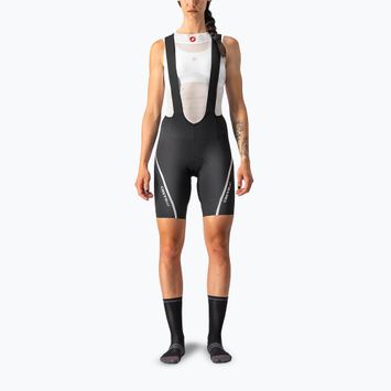 Pantaloni scurți de ciclism pentru femei Castelli Velocissima 3 black/ silver