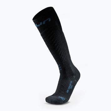 Șosete de schi pentru bărbați UYN Ski One Comfort Fit black/blue poseidon