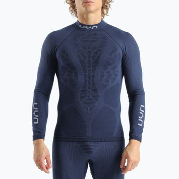 Longsleeve termoactiv pentru bărbați  UYN Elevatyon Biomorph LS Turtle Neck indaco