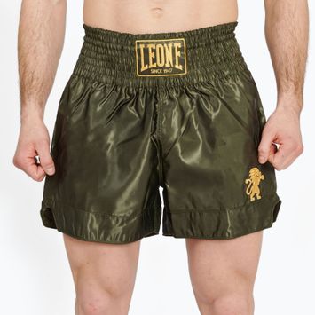 Pantaloni scurți de box pentru bărbați LEONE 1947 Basic 2 green