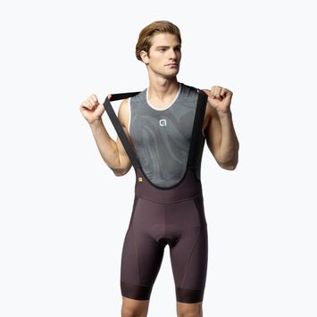 Pantaloni scurți de ciclism pentru bărbați  Alé Magic Colour Bibshorts brownie