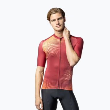 Tricou de ciclism pentru bărbați Alé Optical bordeaux