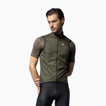 Vestă de ciclism pentru bărbați Alé Vento 2.0 army green