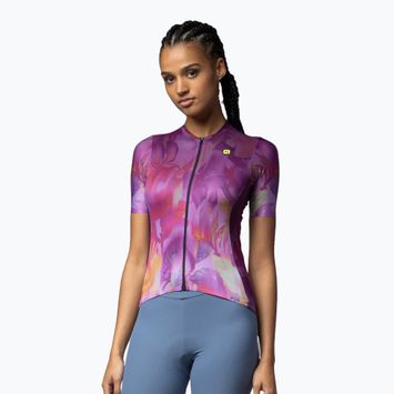 Tricou de ciclism pentru femei Alé Jardin violetta