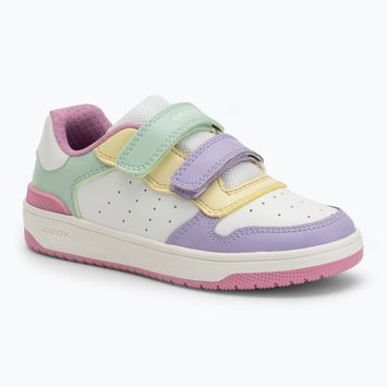 Încălțăminte pentru juniori Geox Washiba white/multicolor