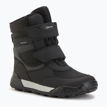 Ghete de zăpadă pentru copii Geox Trekkyup ABX black/ silver