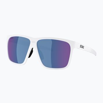 Ochelari de soare Bliz A001 matte white/grey blue multi