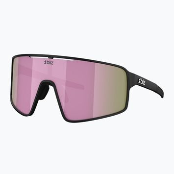 Ochelari de soare Bliz P001S matte black/brown pink mirror