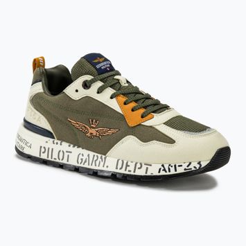 Încălțăminte pentru bărbați  Aeronautica Militare Printed Sole avocado/oyster gray