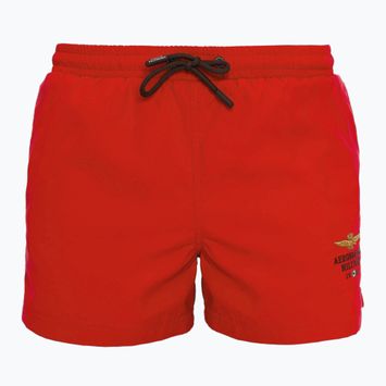 Pantaloni scurți de baie pentru bărbați Aeronautica Militare 251BW223CT2967 tango red