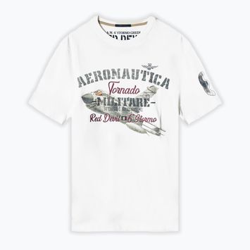 Tricou pentru bărbați Aeronautica Militare Tornado  milk white