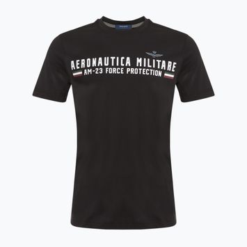 Tricou negru pentru bărbați Aeronautica Militare Heritage jet