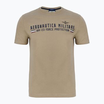 Bărbați Aeronautica Militare Heritage dune bej T-shirt