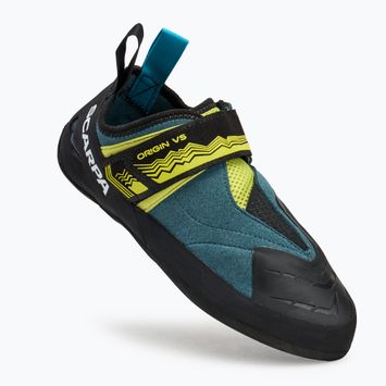 Încălțăminte de cățărare SCARPA Origin VS petrol/lime