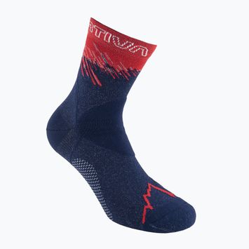 La Sportiva Ultra Running șosete de alergare deep sea/cherry tomato