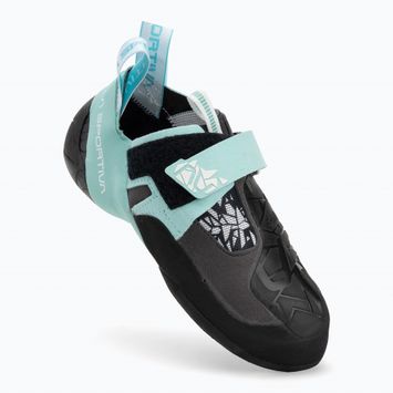 Încălțăminte de cățărare pentru femei La Sportiva Skwama Vegan carbon / turquoise