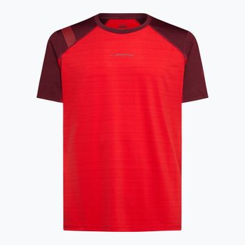 Tricou pentru bărbați  La Sportiva Sunfire mountain red / redwood