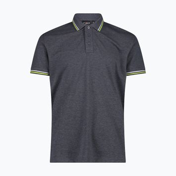 Tricou polo pentru bărbați CMP 34D5987 black/blue