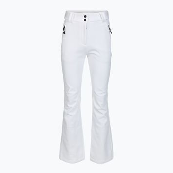 Pantaloni de schi pentru femei EA7 Emporio Armani Ski Kitzbuhel High Waisted Softshell white