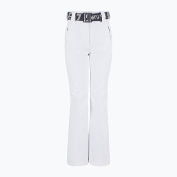 Pantaloni de schi pentru femei EA7 Emporio Armani Ski Kitzbuhel High Waisted Softshell white