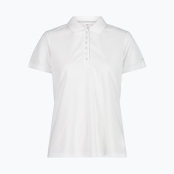Tricou polo pentru femei CMP alb 3T59676/01XN