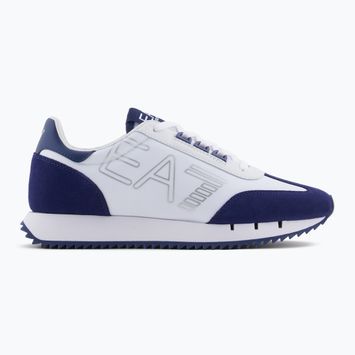 Încălțăminte EA7 Emporio Armani Black & White Vintage white/medieval blu