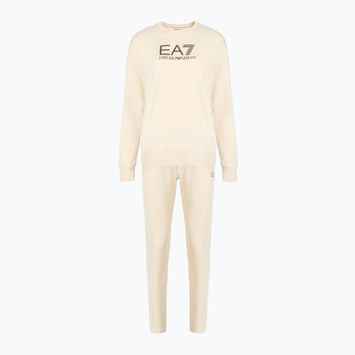 Trening pentru femei EA7 Emporio Armani Train Tracksuit MaxiLogo almond milk