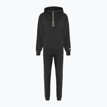 Trening pentru femei EA7 Emporio Armani Train Tracksuit HO 1/4 Zip black/gold