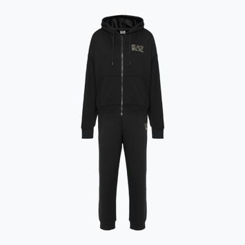 Trening pentru femei EA7 Emporio Armani Train Visibility Tracksuit HO CH FZ black/gold