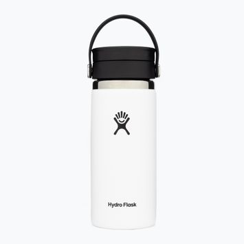 Sticlă termică Hydro Flask Wide Flex Sip 470 ml alb W16BCX110