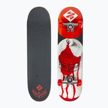 Skateboard clasic StreetSurfing Street Skate 31 roșu