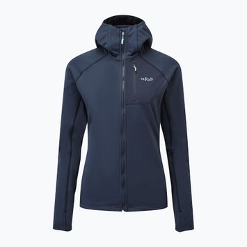 Bluză de trekking petru femei Rab Superflux Hoody deep ink