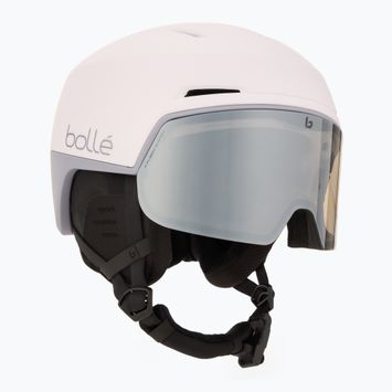 Cască de schi Bollé X-Fusion white lilac matte/photochromic gun