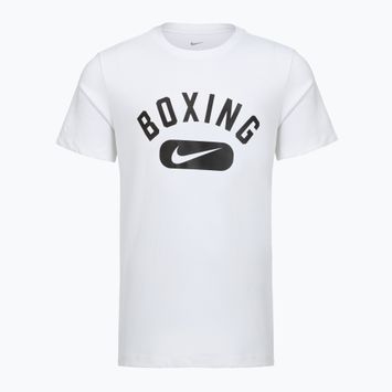 Tricou de antrenament pentru bărbați Nike Boxing Disc DFC white/black