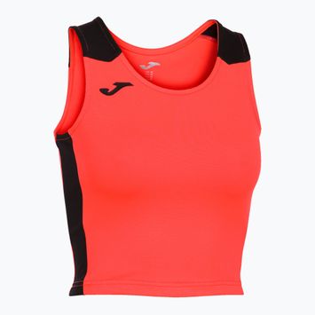 Tricou de alergare pentru femei  Joma Record II Top fluor coral/black