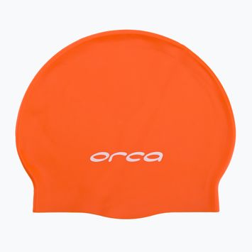 Orca Șapcă de înot din silicon portocaliu DVA000