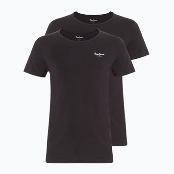Tricou pentru bărbați Pepe Jeans Pepe Tshirt 2 szt. black