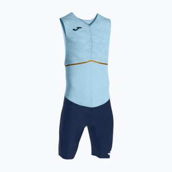 Costum de triatlon pentru bărbați  Joma Record III Bodysuit sky blue-navy
