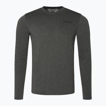 Longsleeve pentru bărbați  Hurley H2O-Dri Easton black heather