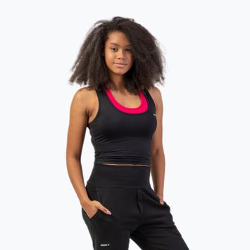 Maieu de antrenament pentru femei NEBBIA Sporty Slim Fit Crop negru 4220110