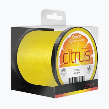 Fir de pescuit pentru crap Delphin Citrus galben