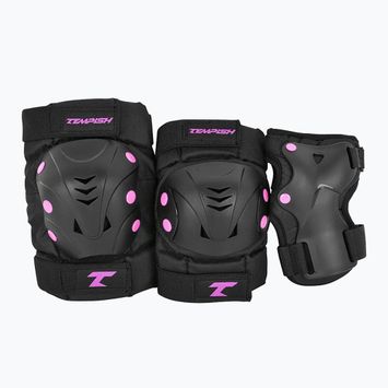 Set de protecții Tempish Taky 3 buc. negru/roz 102000070